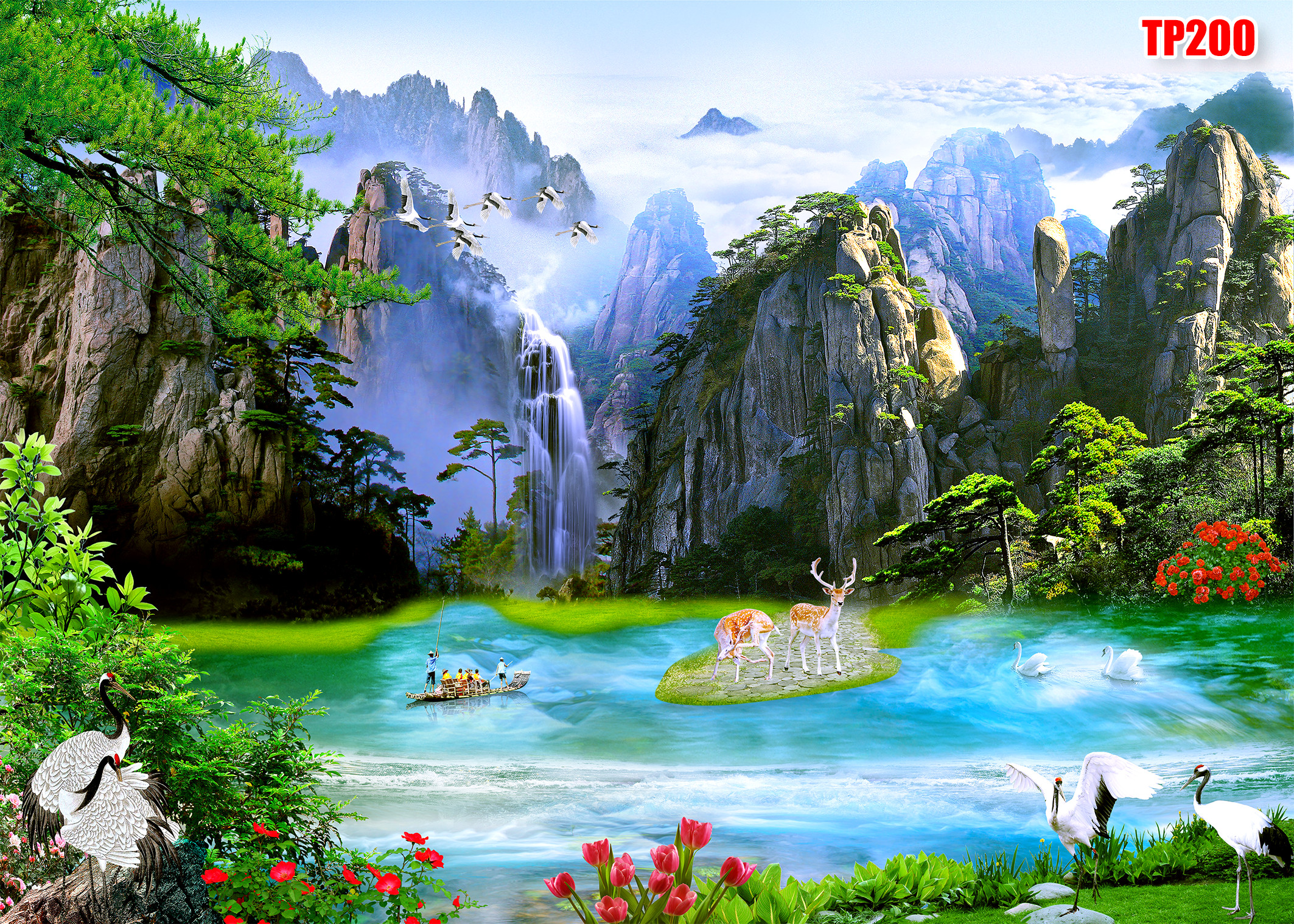 Tranh 3D Phong Cảnh cực đẹp 2021 - HOÀNG MINH ĐẠT
